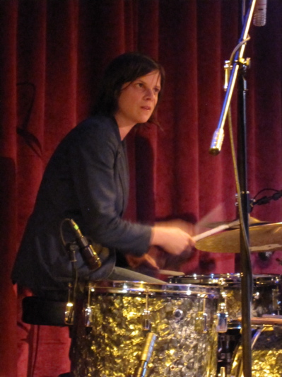 Drummer Kristin Mueller.