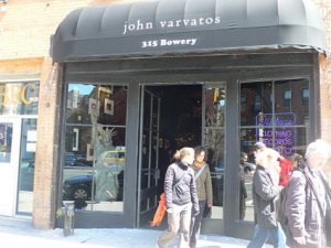John Varvatos's boutique replaced the legendary club.