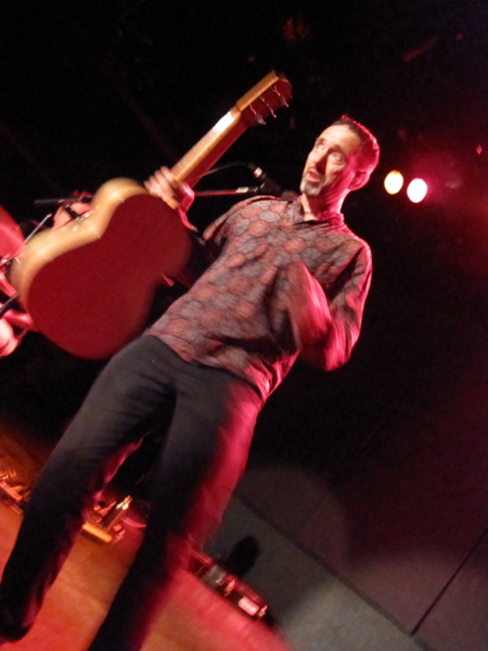Jonathan Richman, off-kilter as usual, at the Bowery Ballroom, NYC, on June 16. (Photos copyright 2009, Steven P. Marsh)
