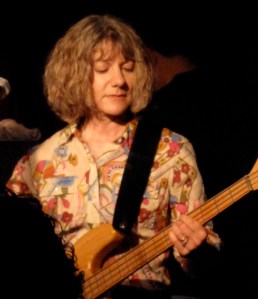 Brenda Sauter: Chill angel on the bass.