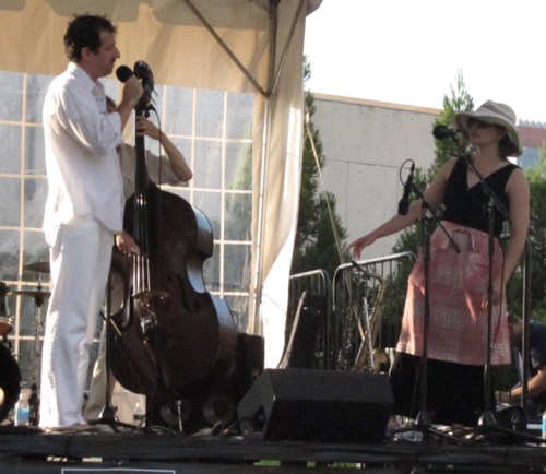 Cynthia joins Ethan onstage for one comic number.