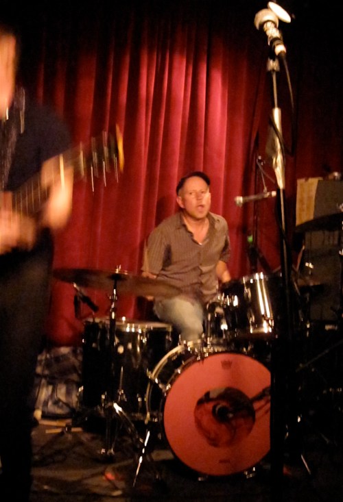 Frank Giannini on drums. 