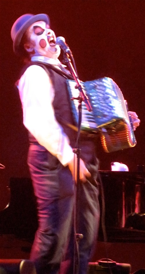 Martyn demonstrates his technique while singing fan favorite "Masturbating Jimmy."
