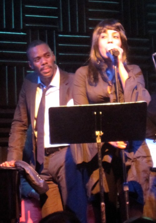 Colman watching de'Adre