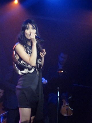 Jihae performs at (Le) Poisson Rouge in New York City. (Photo © 2010, Steven P. Marsh)