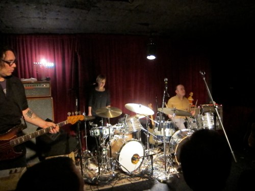 James McNew, Georgia Hubley and Todd Barry on "I'm Burnin' For You."