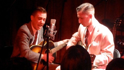 The Dough Rollers in their earlier incarnation at The Bell House in Brooklyn, April 24, 2010. (Photo © 2010, Steven P. Marsh)