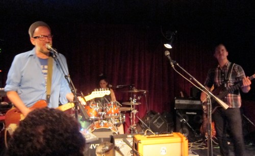 Tuff Sunshine from Brooklyn opens for Os Mutantes at Maxwell's.  (Photo © 2013, Steven P. Marsh)