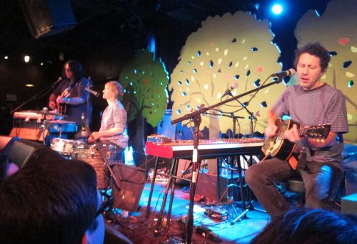 Yo La Tengo started with a quiet set in front of some tree props. (Photos © 2013, Steven P. Marsh/willyoumissme.com)