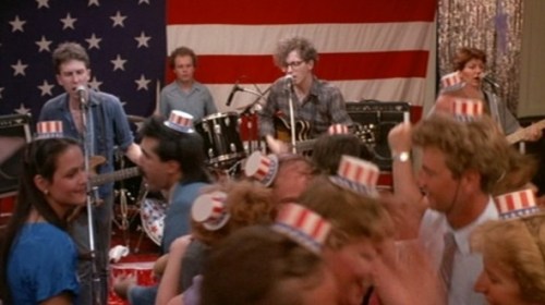 The Feeles perform as The Willies in Jonathan Demme's 1986 movie "Something Wild."