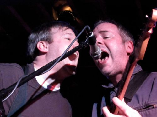 Kevin Whelan and Charles Bissell of The Wrens at The Bell House.  (Photos © 2009, Steven P. Marsh/willyoumissme.com)