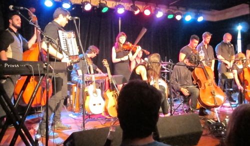 Mother Falcon onstage at Brooklyn's Littlefield on Tuesday, June 24, 2014. (Photos © 2014, Steven P, Marsh/willyoumissme.com)