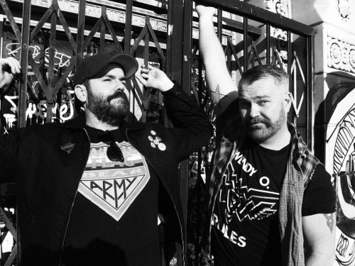 Jay Tag and Kevin Dickson are The Chew Toys. (Photo by Dave Ehrlich)